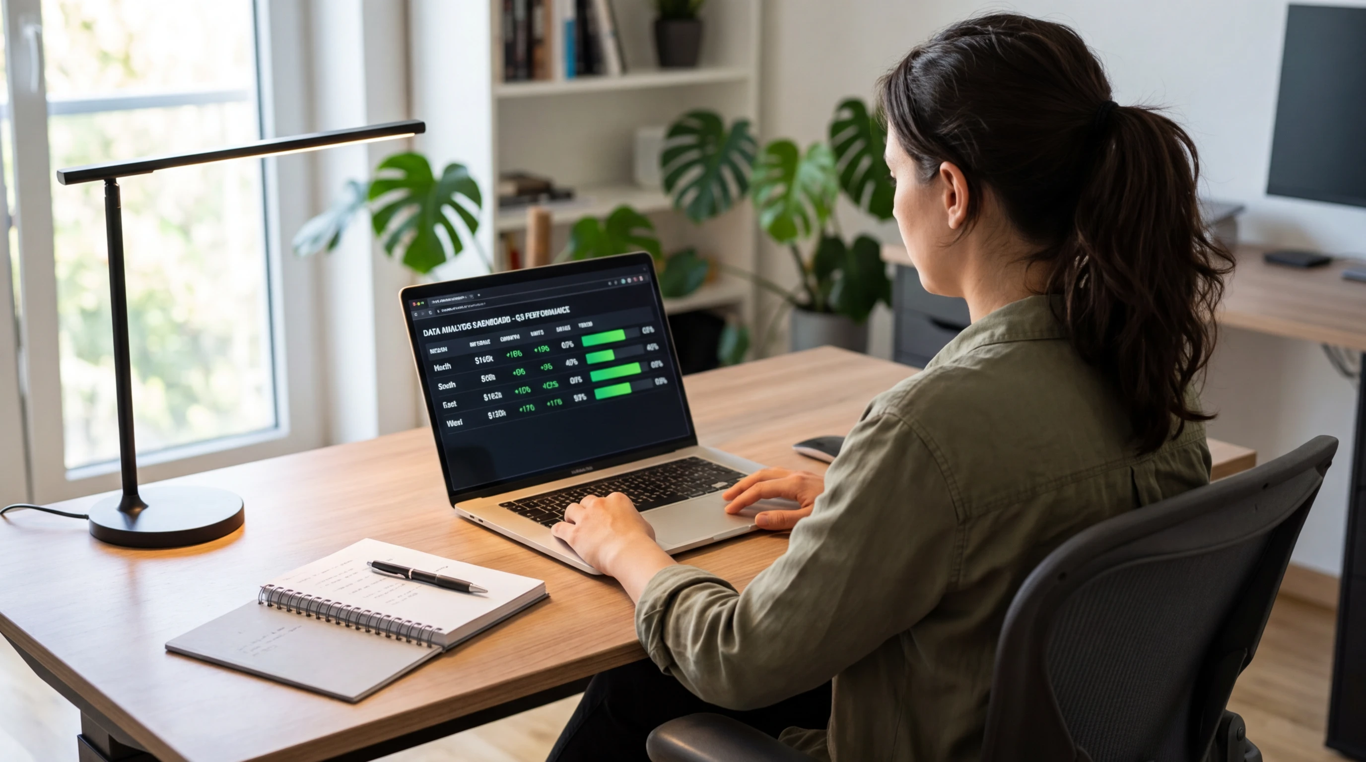 Persona analizando datos de cuotas de tenis en una pantalla de ordenador portatil