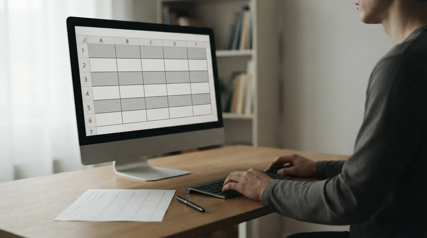 Tabla comparativa de seis operadores en un monitor